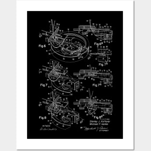 Chain Stitch for Lock Stitch Sewing Machine Vintage Patent Hand Drawing Posters and Art